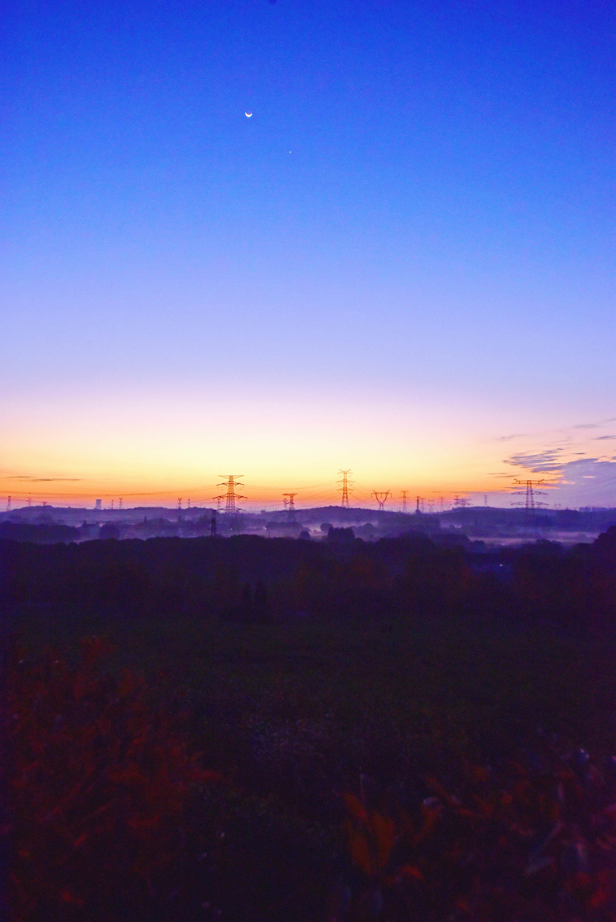 山村拂晓2020年10月14日中国美丽休闲乡村斗山村江苏无锡