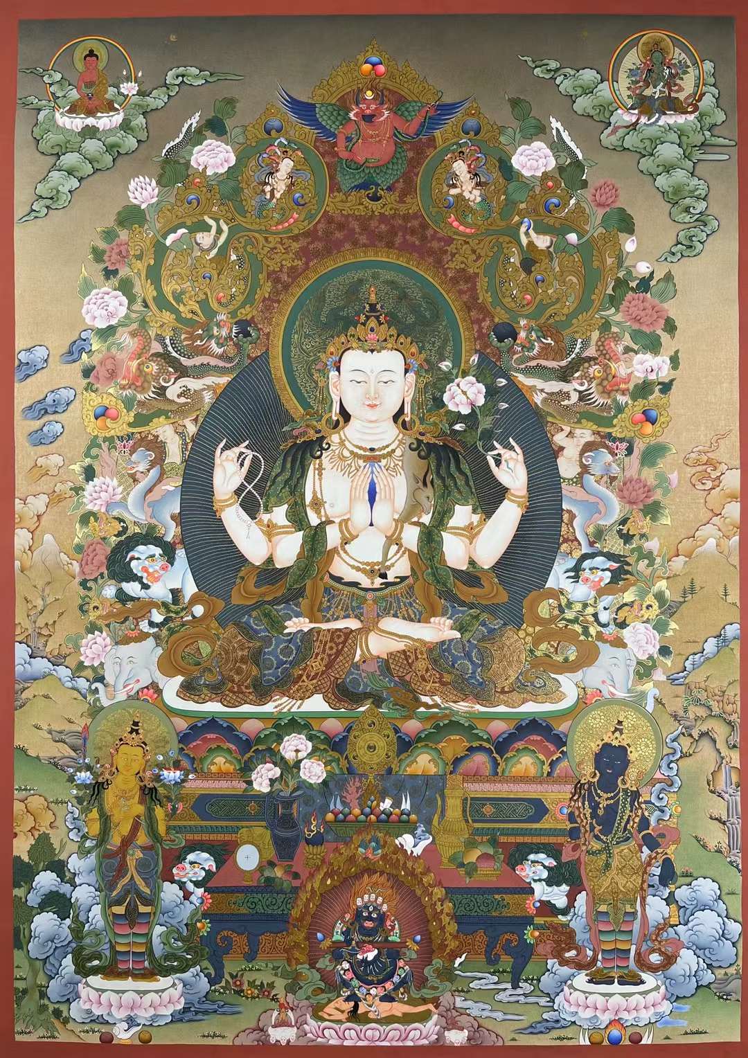 佛教中的四大天王|持国天王|多闻天王|增长天王|多闻|龙王_新浪新闻