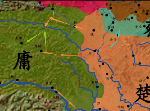 师将军出奇制胜楚军七战七败灭庸国