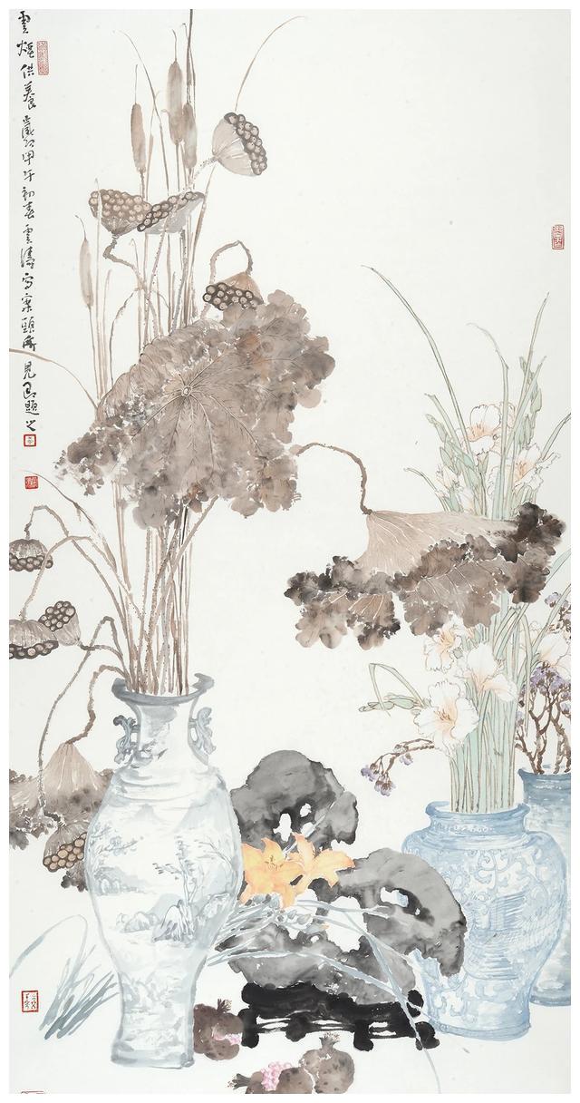 花鸟画李云涛画里有清净