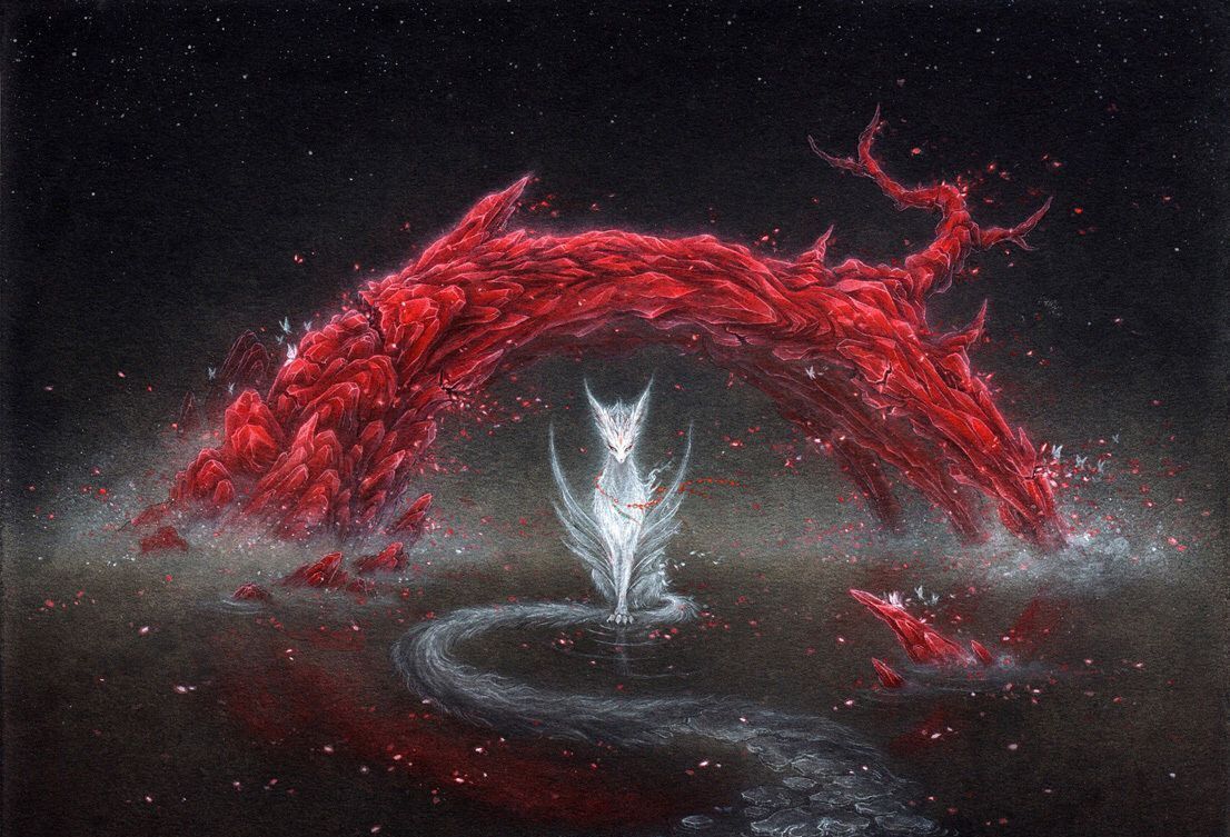 "百鬼画师"杉泽手绘:中国神话传说中的异兽(五)