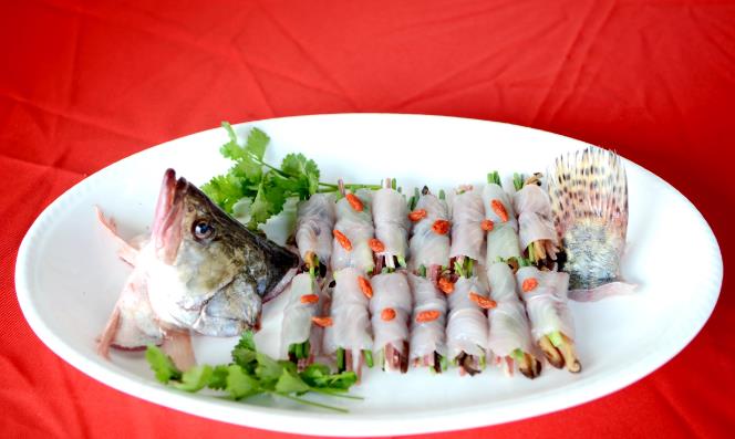 法式桂鱼卷肉质软嫩味道鲜美以及脂肪含量低