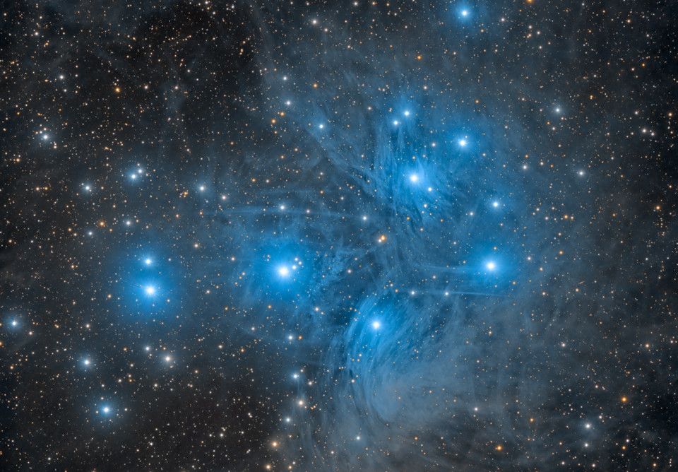 2/ 6m61星系特写 说明:这张宏伟的m61肖像照由哈勃太空望远镜拍摄.