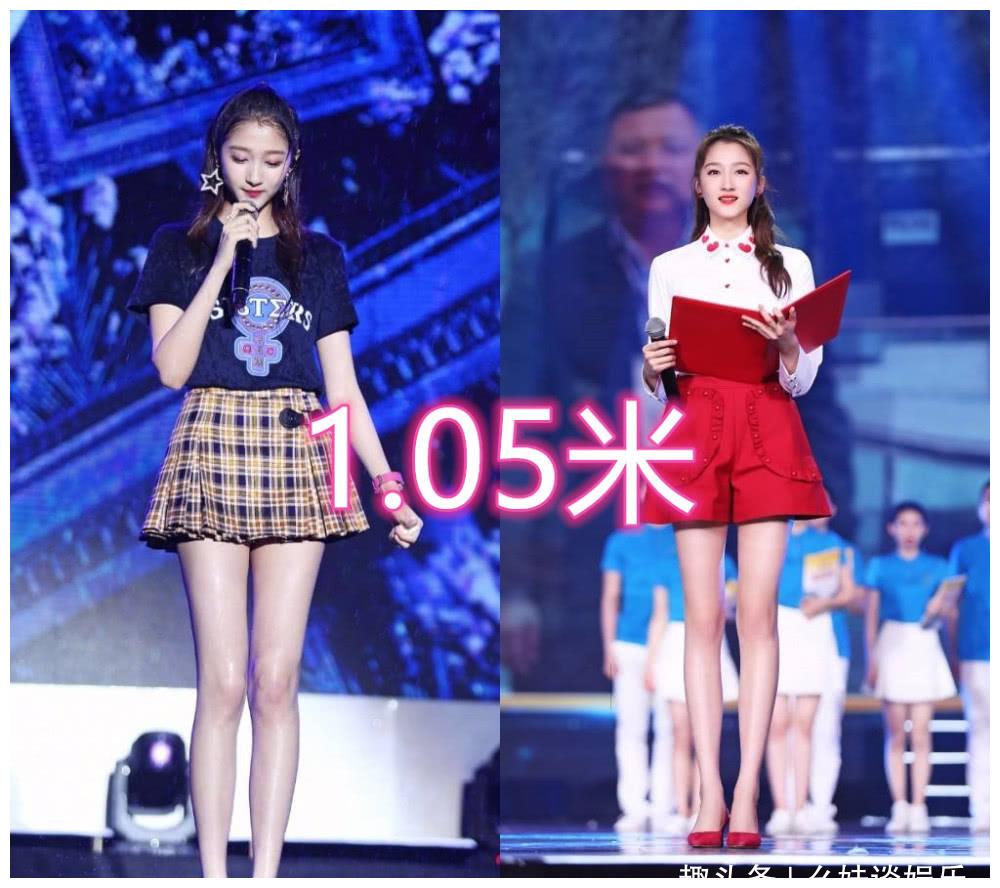 孙怡的腿长,关晓彤的腿长,唐嫣的腿长,看到她:真实的腿精本精