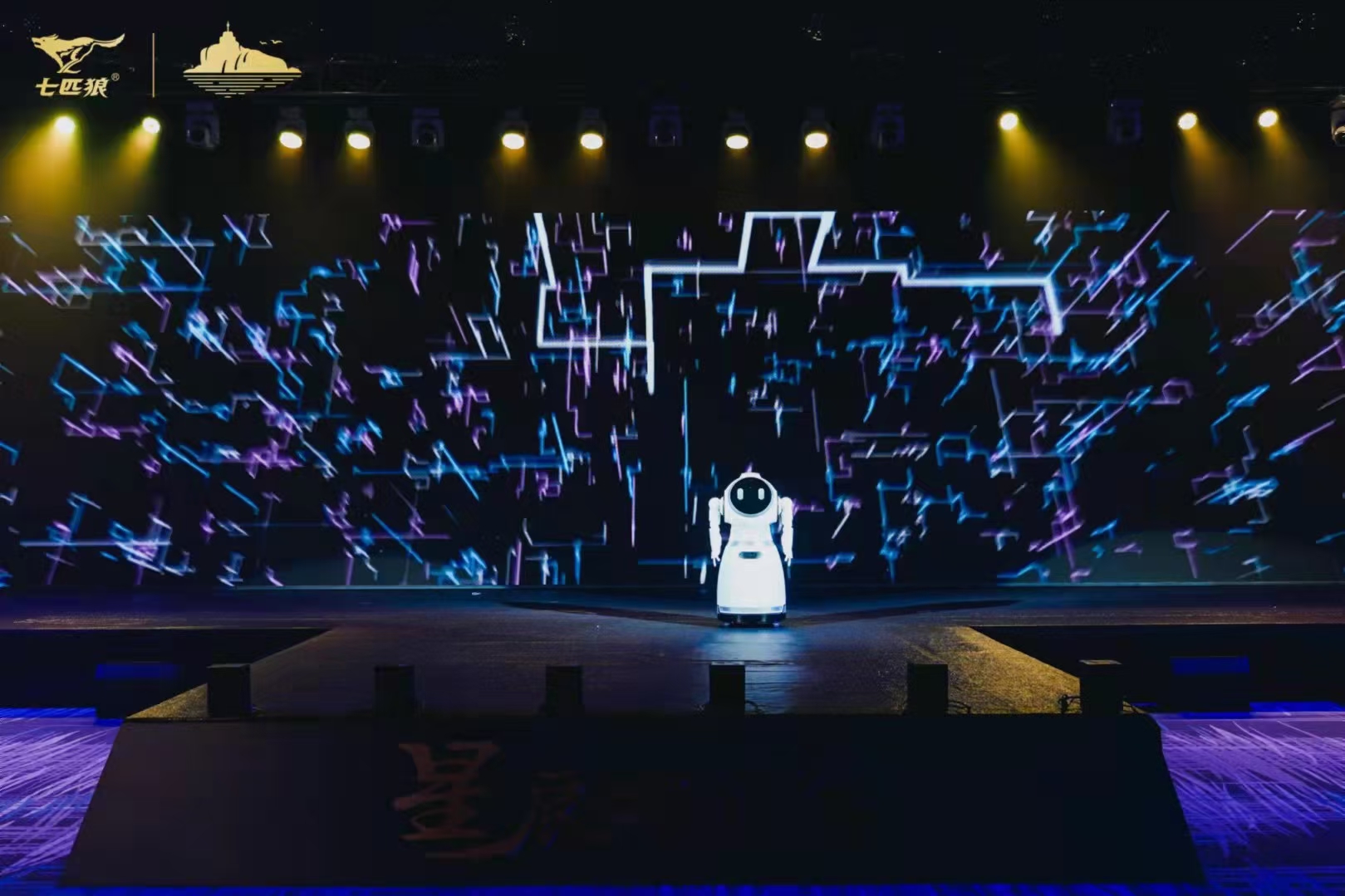 广东齐聚机器人商用服务引路解说机器人-星辰大海大型文化活动