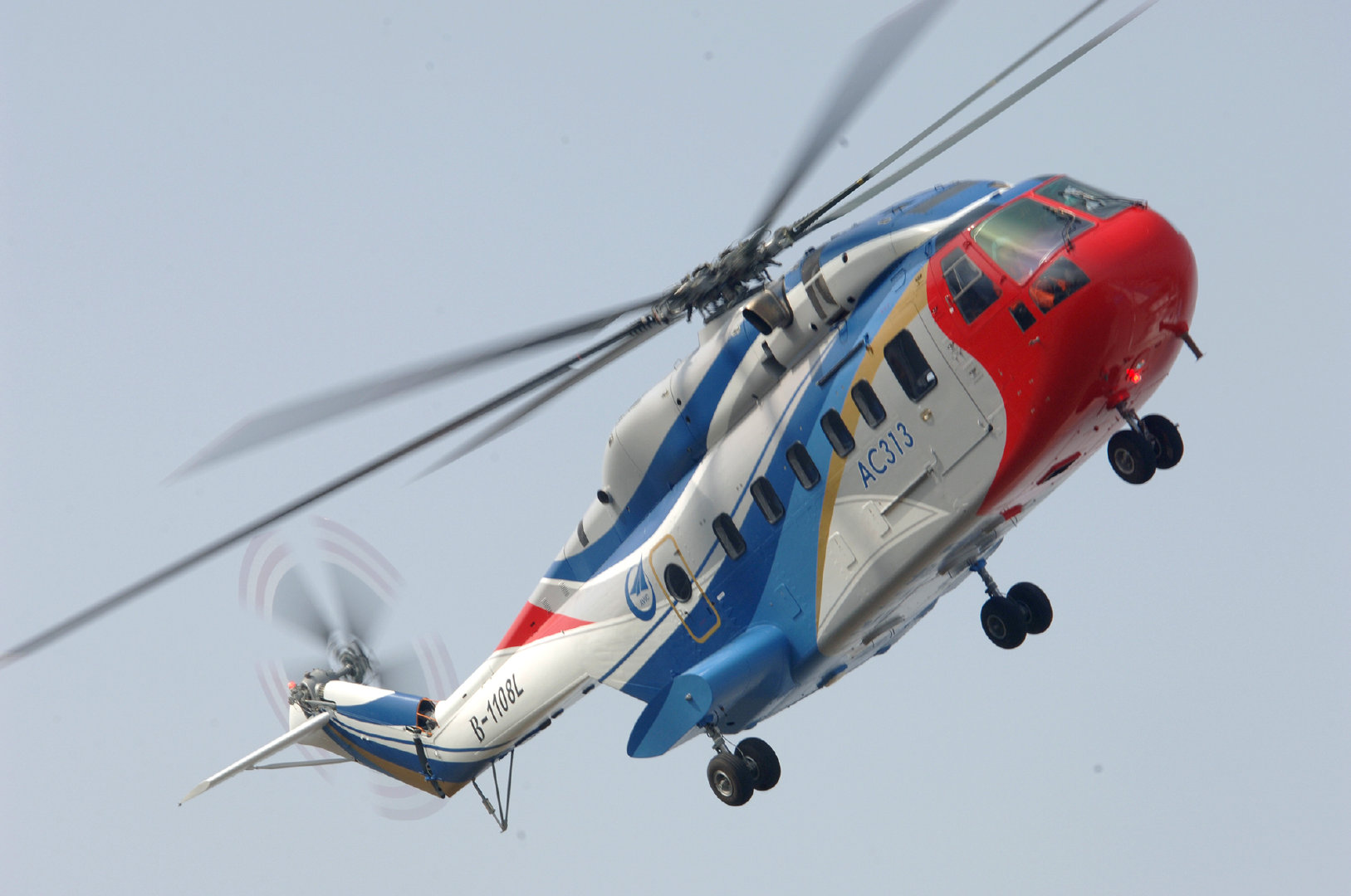 ac313直升机首飞14周年.|直升机_新浪新闻