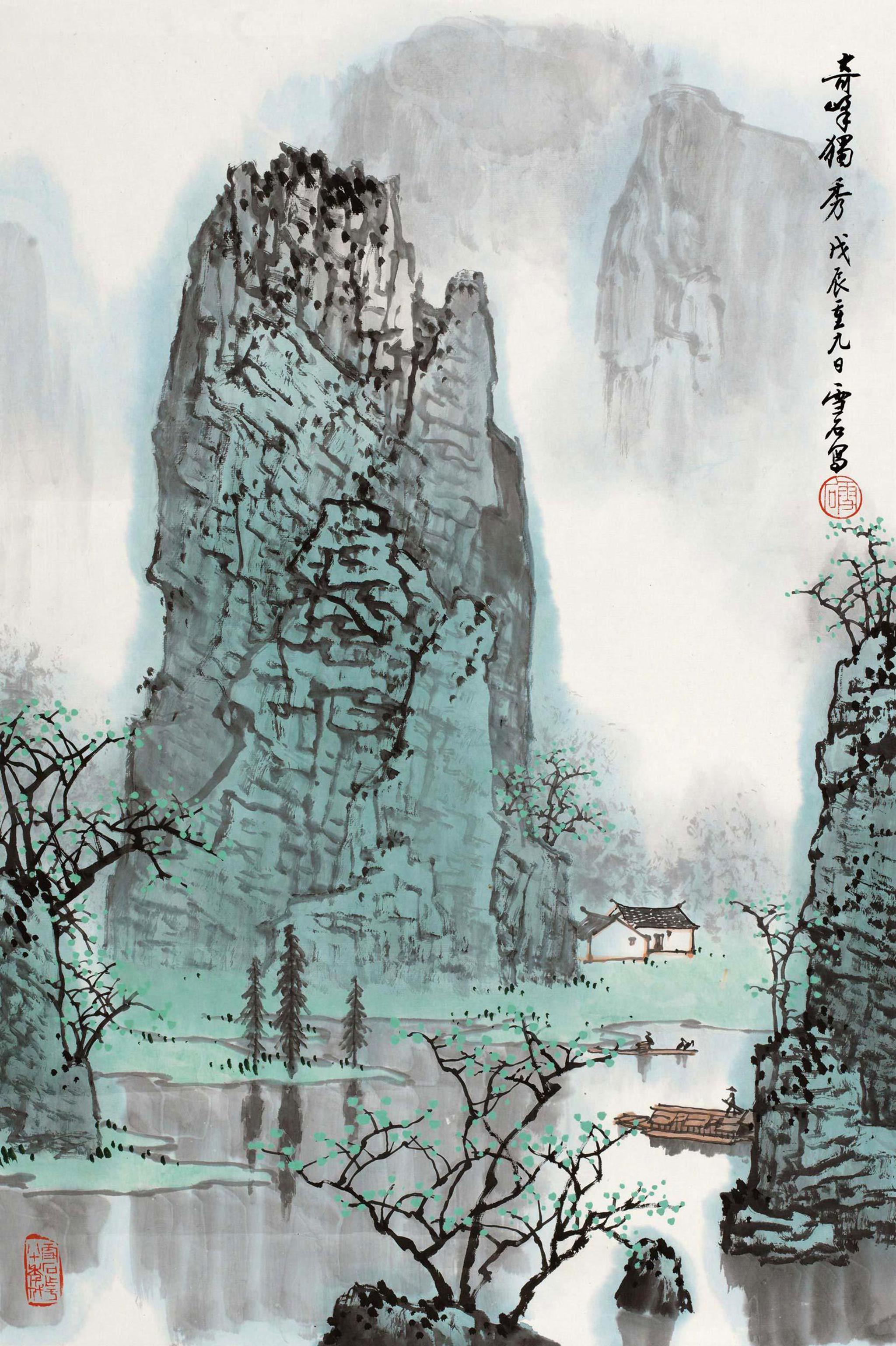 50张齐白石经典山水画,一睹大师风采
