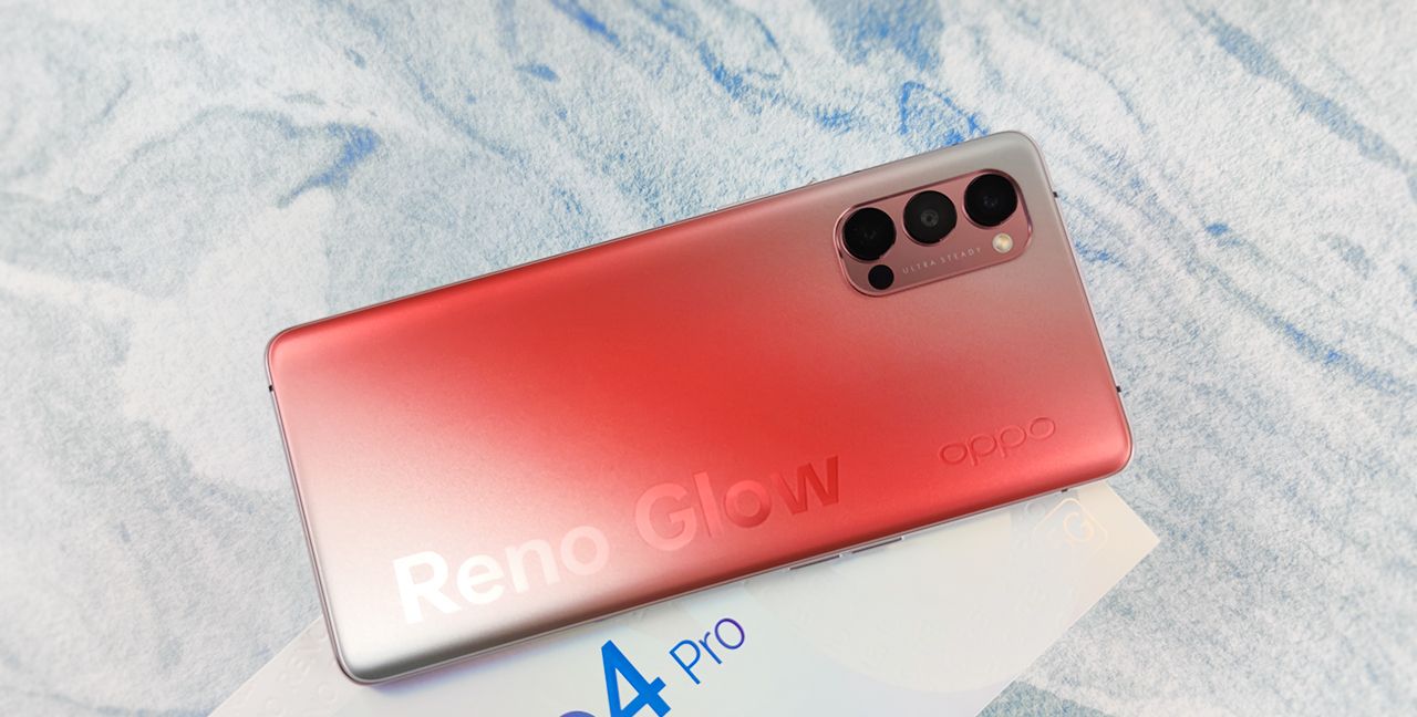 reno4 pro 5g 晶钻红开箱图赏:全新reno glow晶钻工艺后盖设计