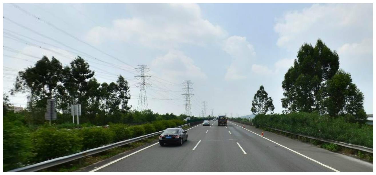 广东广州新建高速公路至惠州设计速度100公里小时双向六车道