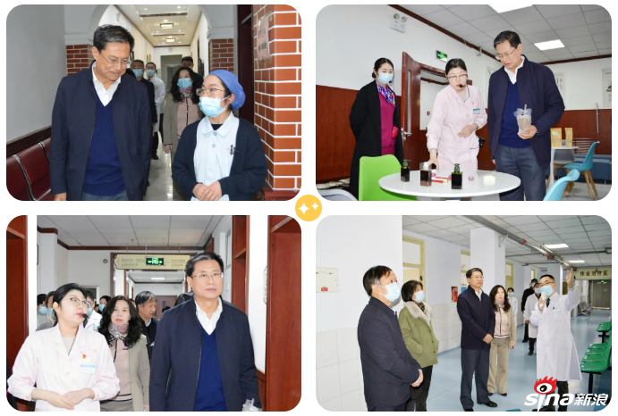 贾青顺一行先后实地察看了国医堂,治未病中心,康复大