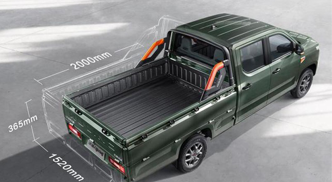 美感与实用结合,五菱品牌全新皮卡官图发布