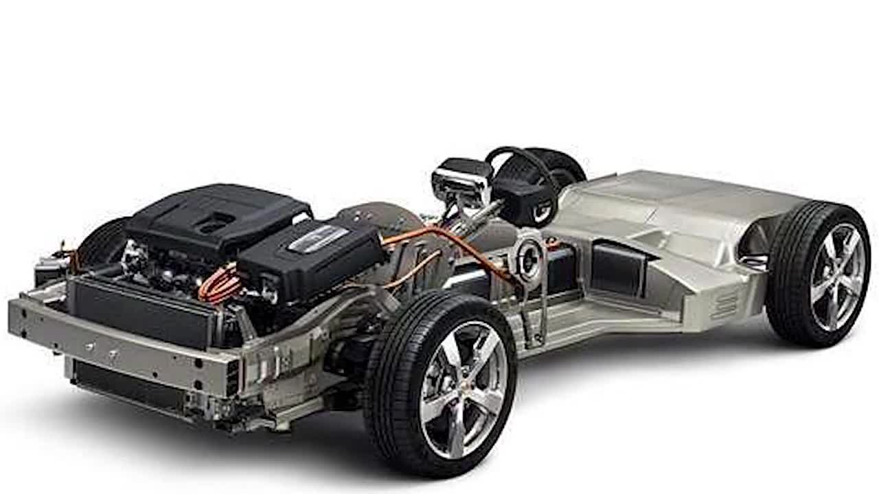 新能源电动车底盘动力系统及电池组