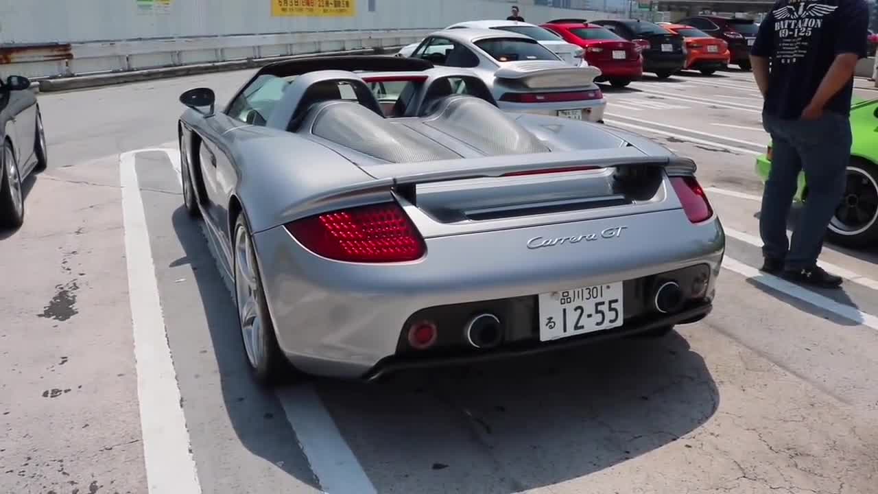 顶级豪车在东京兰博基尼法拉利急速暴走帅呆了