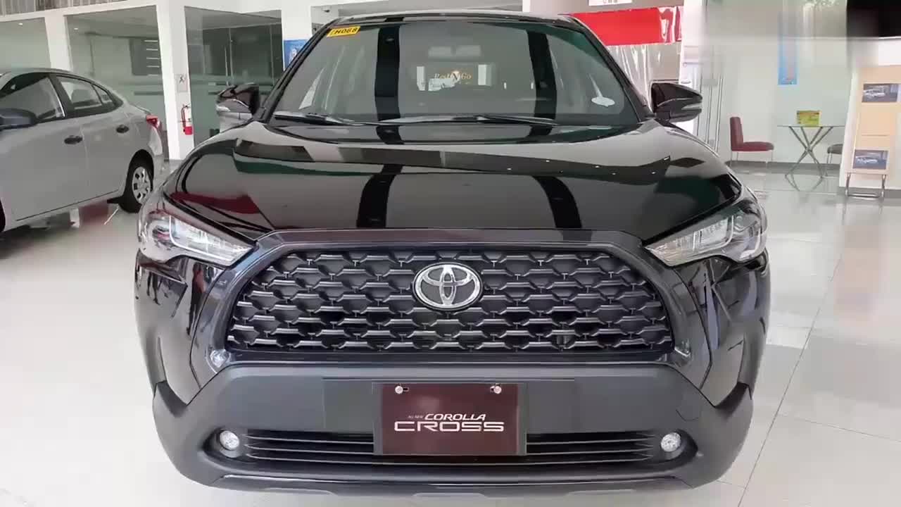 2021款丰田卡罗拉cross终于到货,打开后备箱,惊艳!