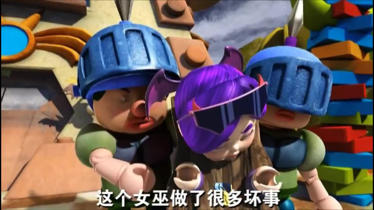 猪猪侠:女巫干了很多坏事,但是一直没有证据,幸好猪猪侠帮忙