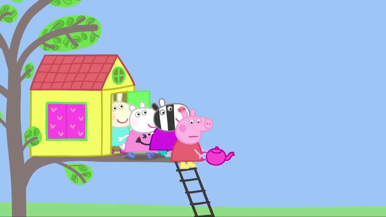 小猪佩奇树屋不比城堡好玩,一时间朋友全走了,结果有点意外