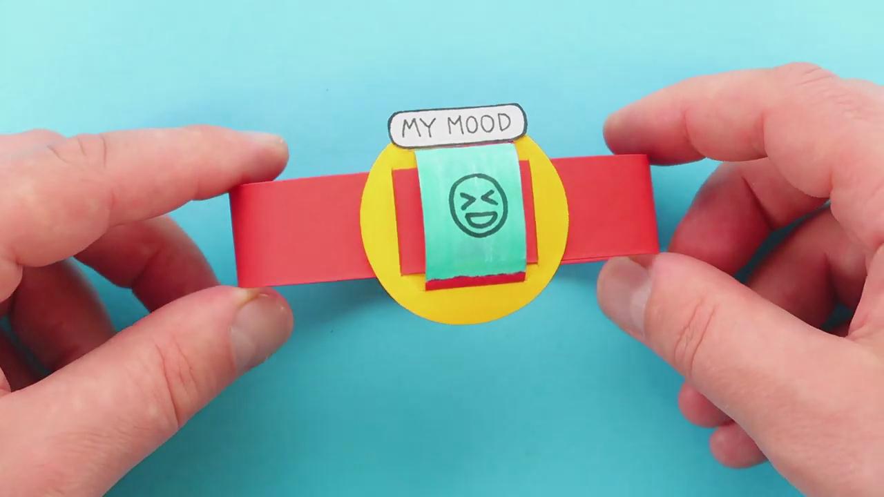 创意手工diy,一个能代表心情的纸手表!__财经头条