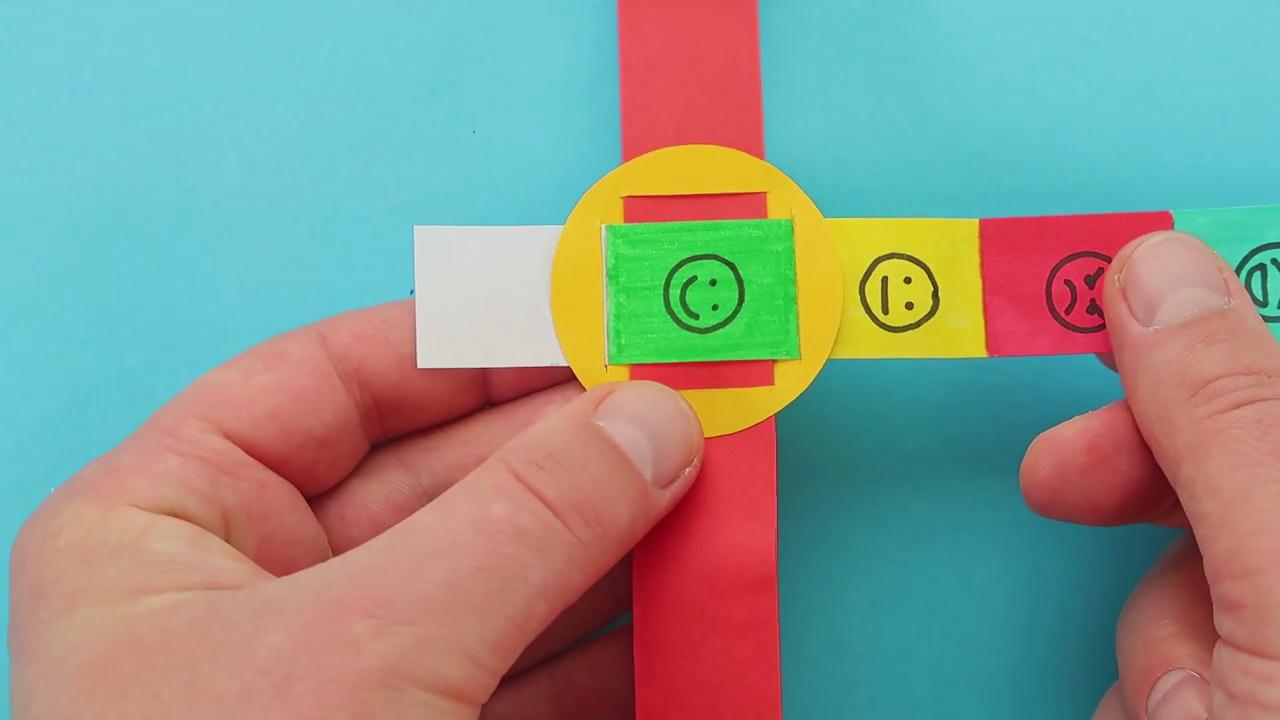 创意手工diy,一个能代表心情的纸手表!__财经头条