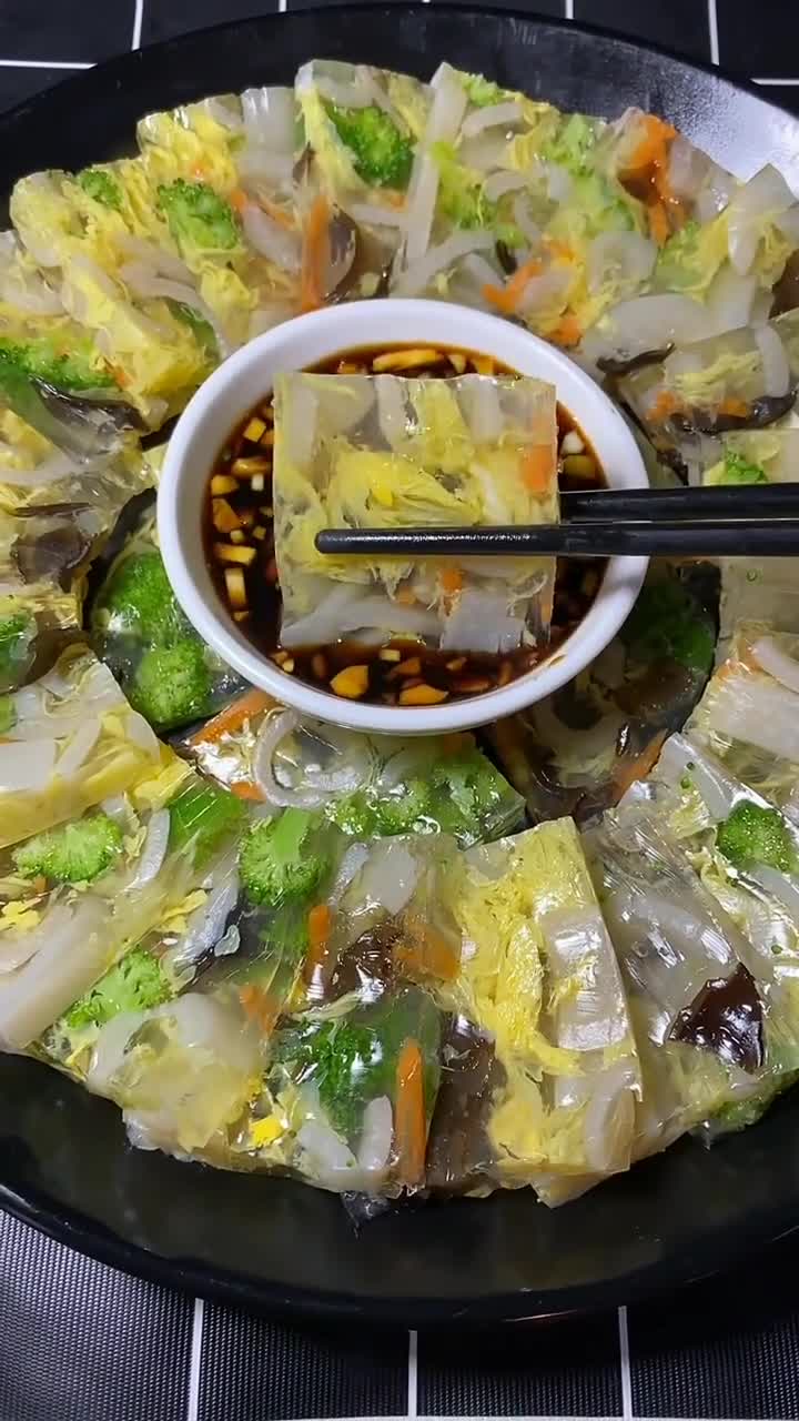 好吃的水晶蔬菜冻子__财经头条