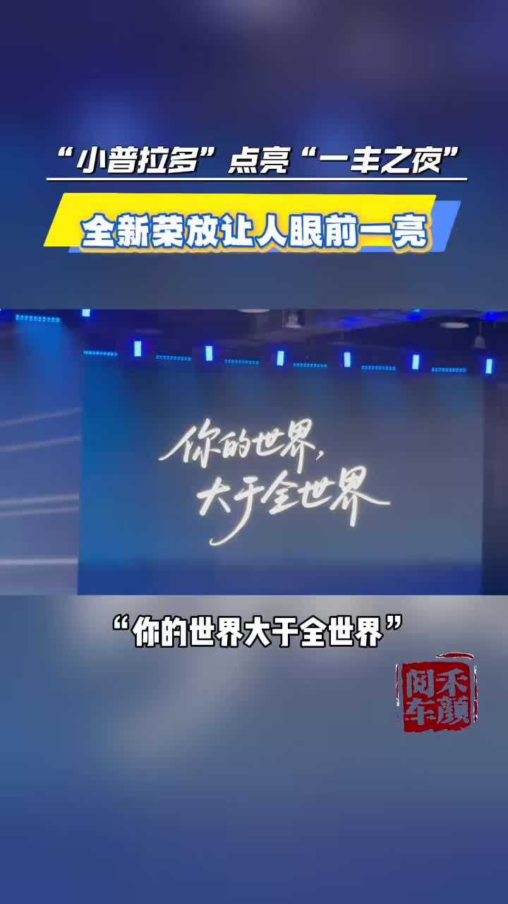 小普拉多点亮一丰之夜