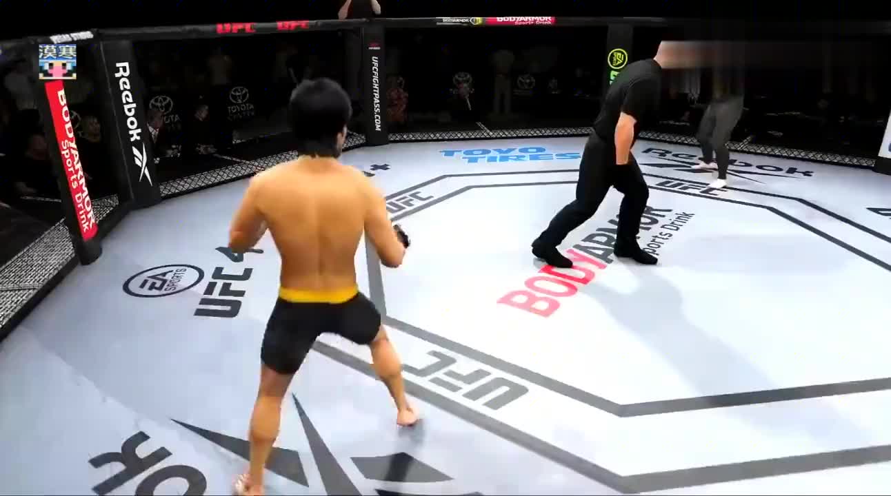 李小龙vs长胡子选手,小龙使出手臂十字固,这一招的威力如何