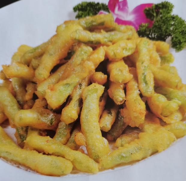 脆皮四季豆 先炸后煸香气浓郁 色泽碧绿脆嫩爽口_高清图集_新浪网