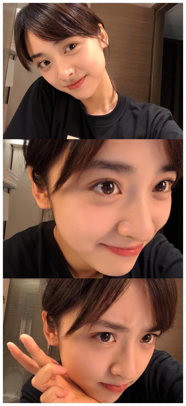 沈月晒怼脸照清爽干净 奶油肌状态出镜养眼