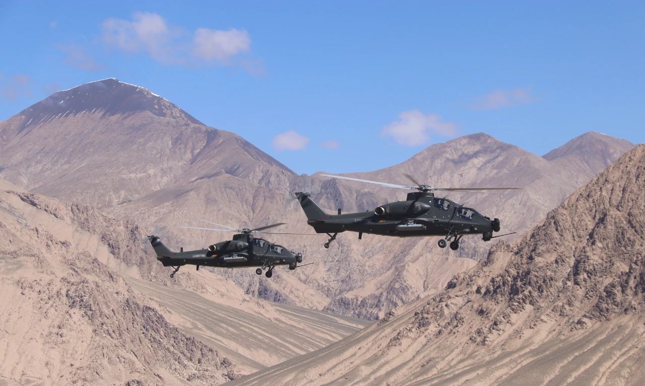 昆仑山腹地,陆航旅与合成旅空地一体协同作战