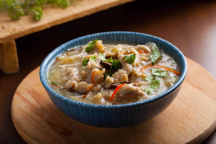 冬季减脂餐鸡肉羹汤的制作方法