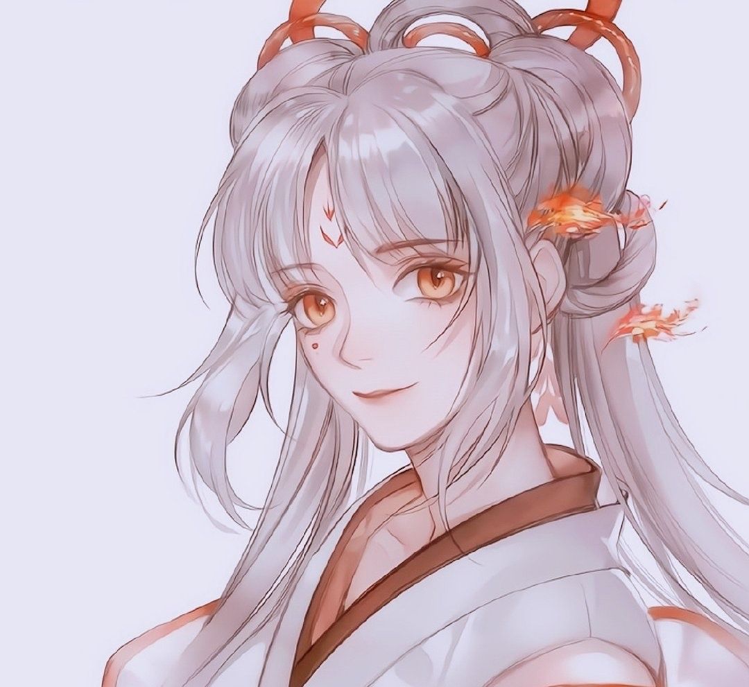 一组古风动漫美女头像,美到想去亲一口