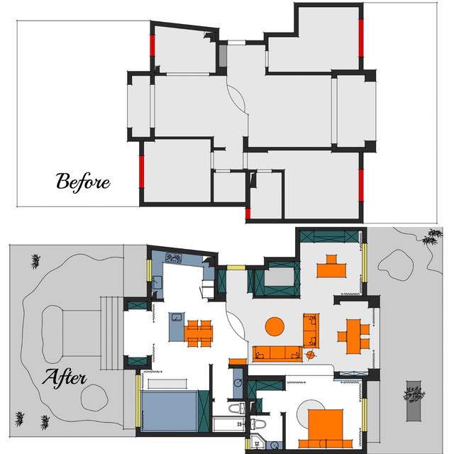 不顾妻子反对，他坚持买1层楼房，128㎡赠送60㎡庭院，装修后太美休闲区蓝鸢梦想 - Www.slyday.coM