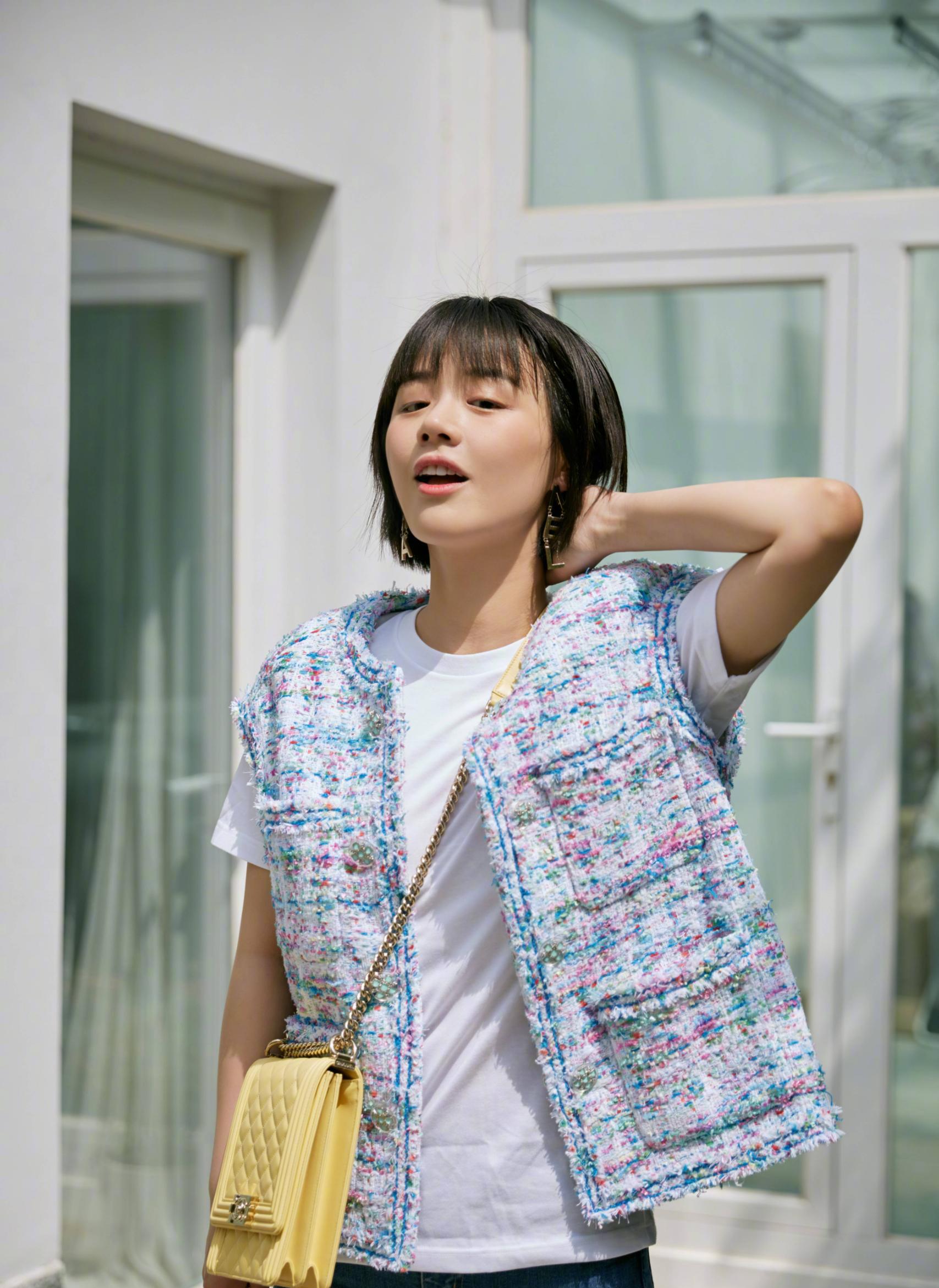 马思纯这是瘦了多少?