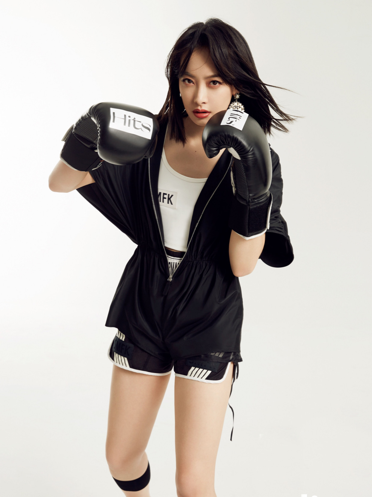 宋茜挑战运动风拳击造型居然意外惊艳