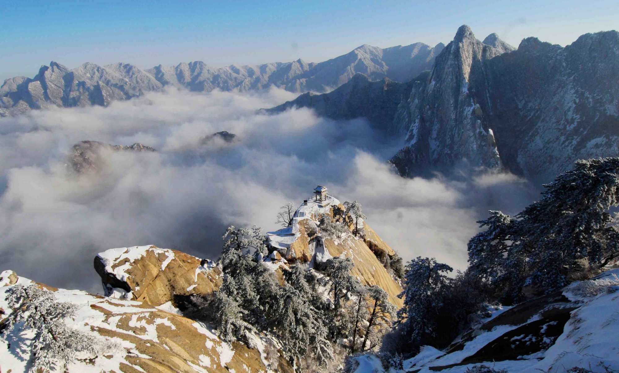 华夏之根,天下第一险,万山之太华山美景