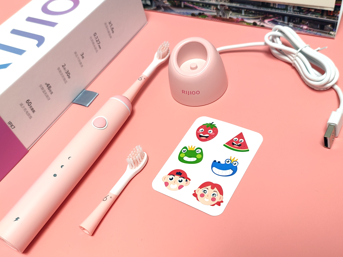 612岁换牙期儿童买什么样的牙刷rijioo瑞吉鸥儿童电动牙刷体验