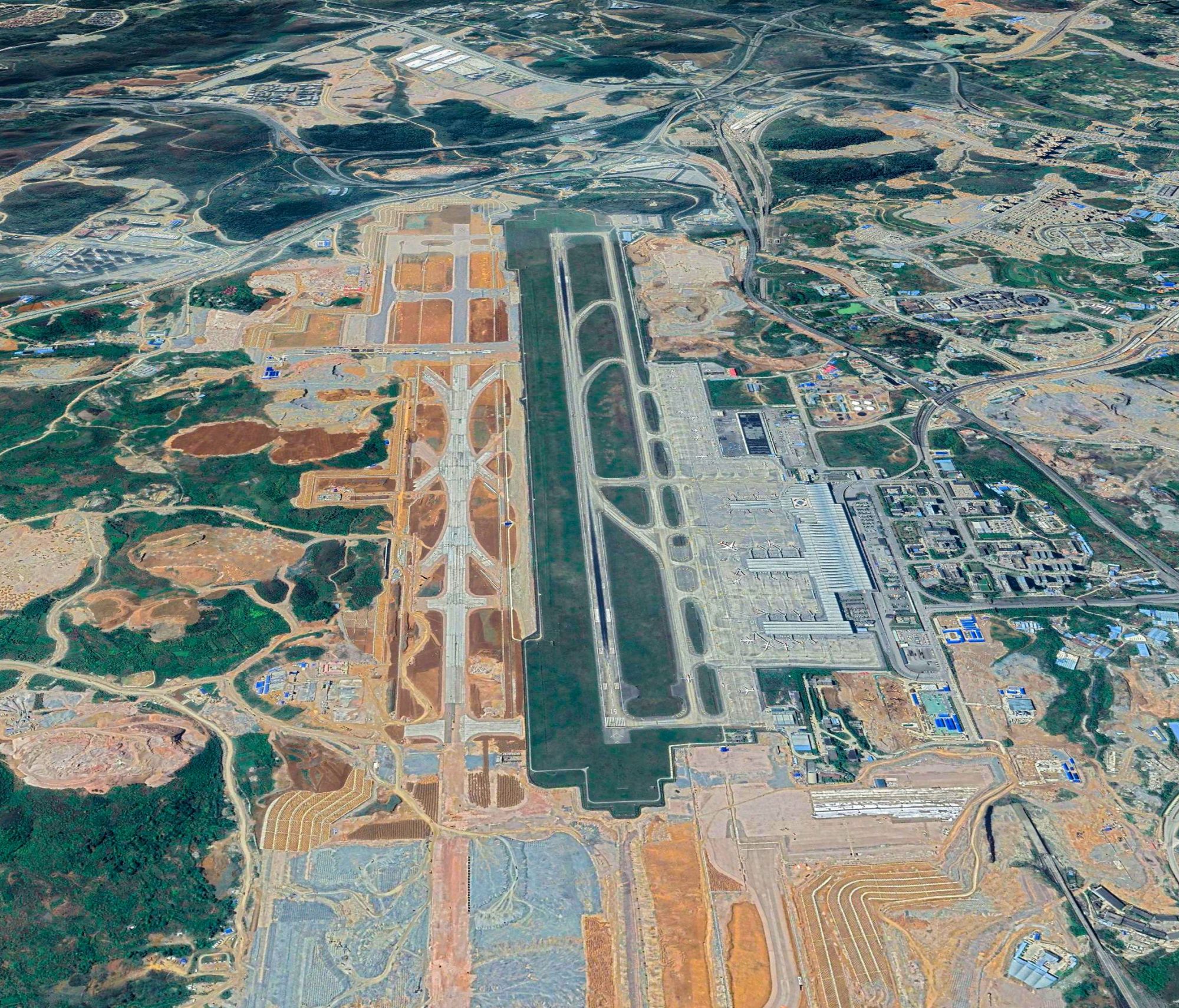 贵阳龙洞堡国际机场双跑道运行进入倒计时|贵州|龙洞堡|国际机场_新浪新闻