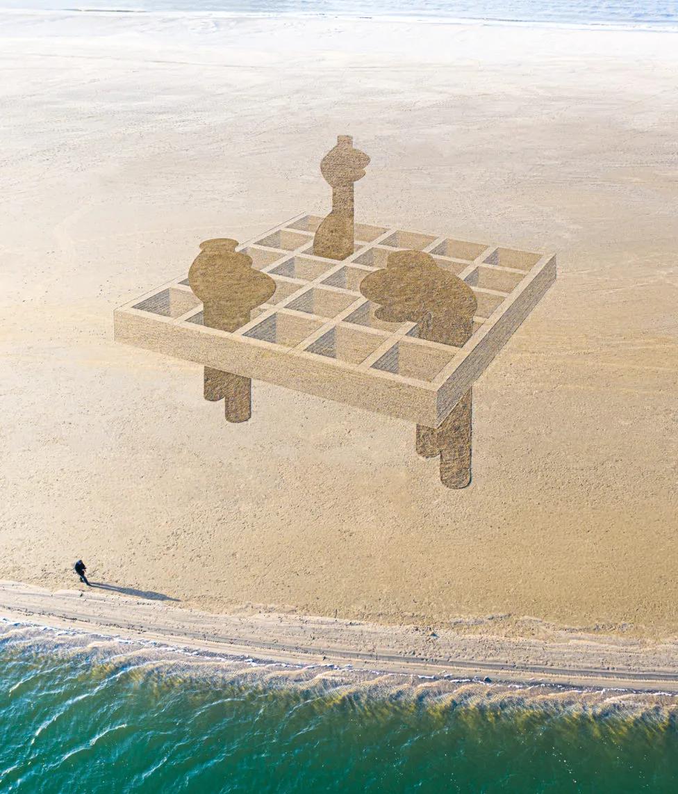 堆沙子堆到艺术界顶流也就他了