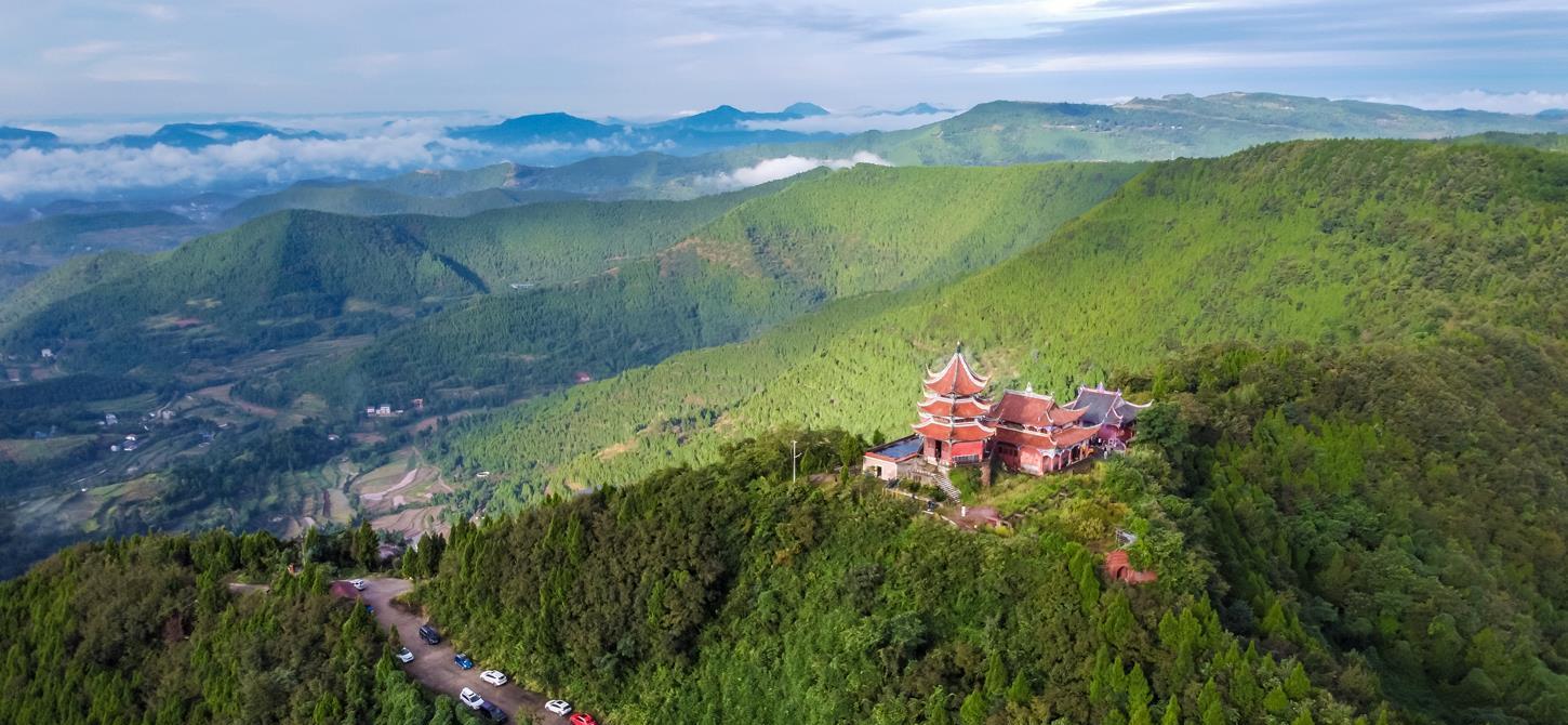 四川达州:渠县玉皇观风景随拍 达州最好的免门票观景地