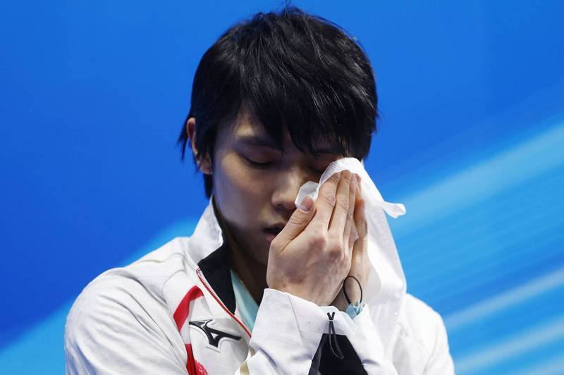 羽生结弦泛泪:很不甘心,也很痛苦!直言:为何努力得不到回报?