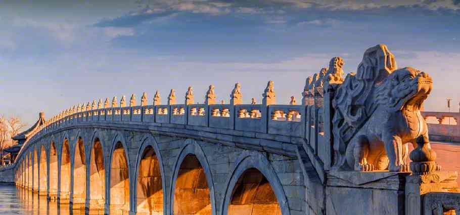 北京一座长桥石石子比卢沟桥还多距颐和园1公里傍晚去最佳