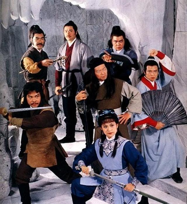 83版《射雕英雄传》剧照,杜琪峰戴眼镜,翁美玲美得不可方物!