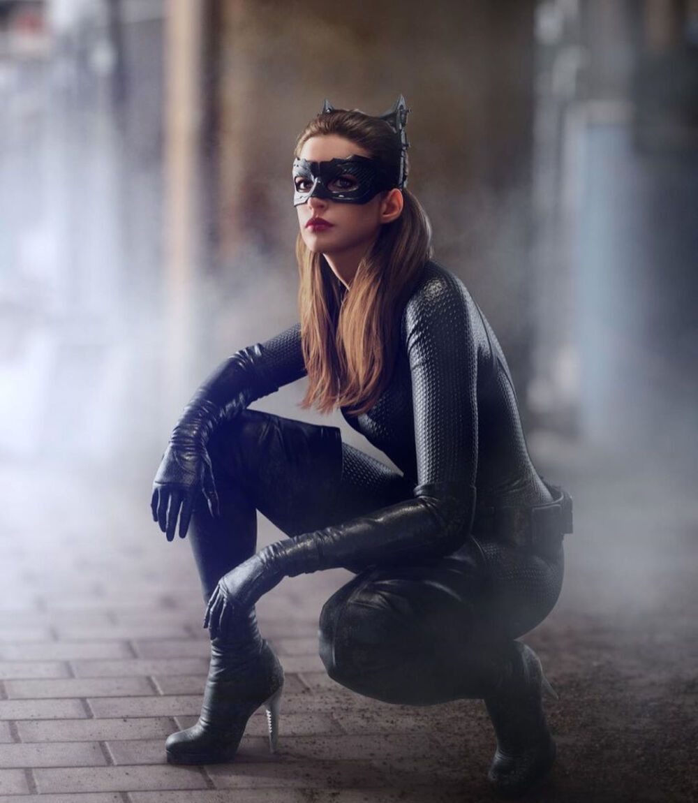 "猫女"安妮·海瑟薇_高清图集_新浪网