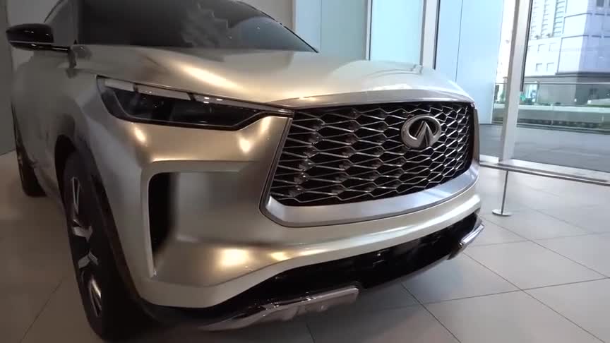 2021款英菲尼迪qx60亮相,真漂亮,看到实车后我放弃了奥迪q5