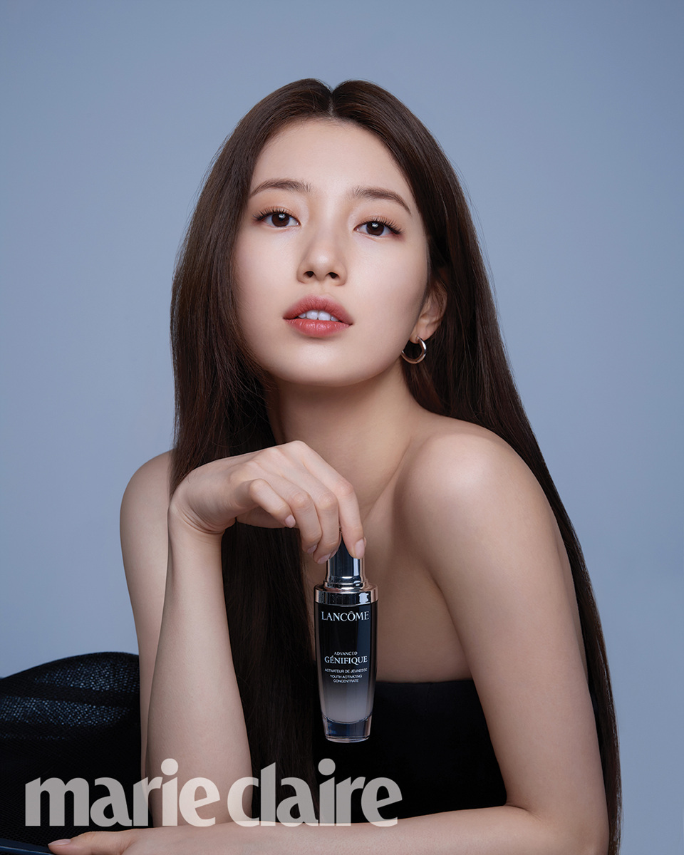 韩女星秀智杂志写真公开 特写肤若凝脂