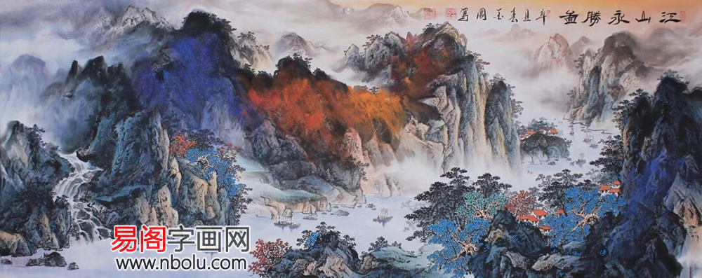大千画派第三代传人周金阊:不畏浮云遮望眼,只缘