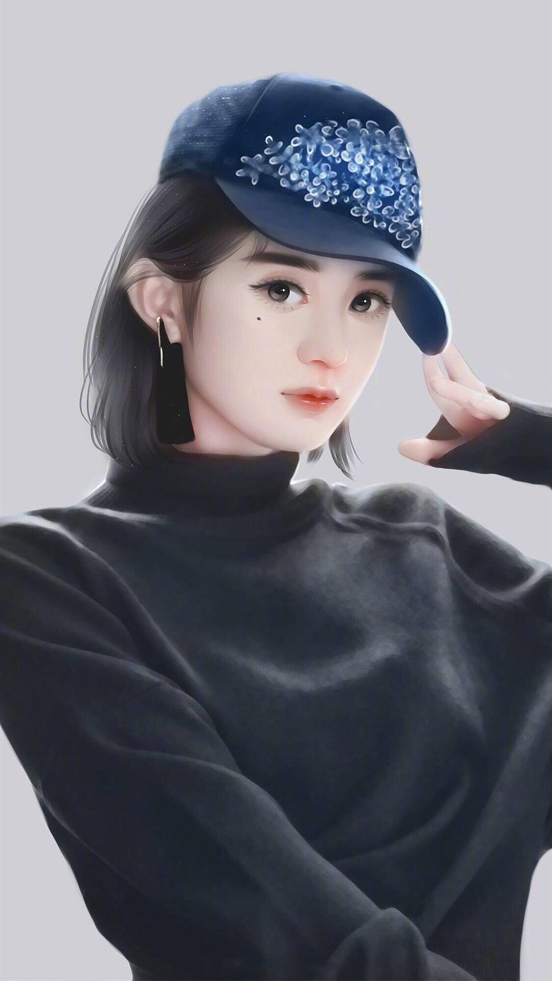 赵丽颖手绘画,楚楚动人!__财经头条