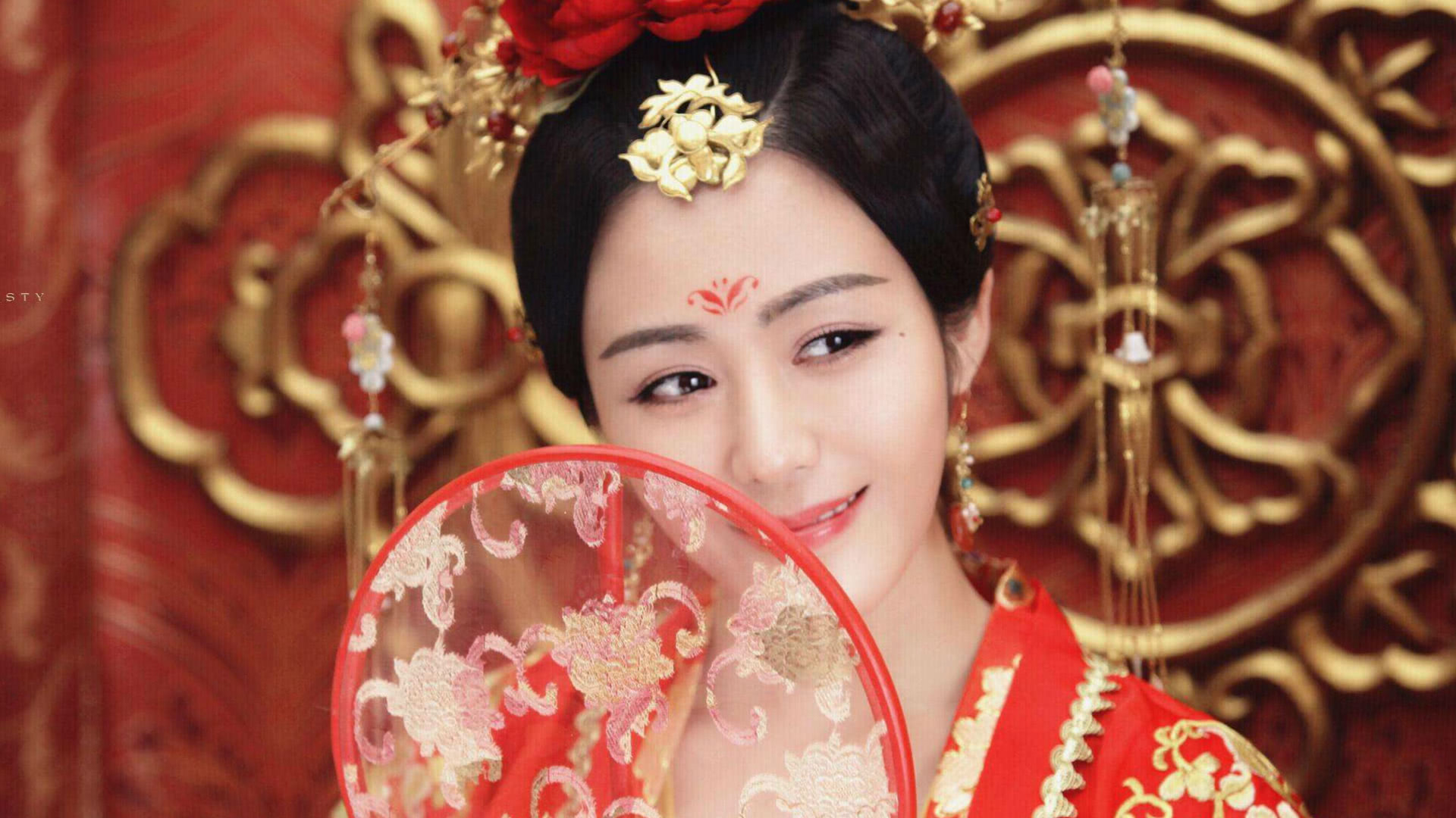 宫中妃子因爱早春的梅花而作的一首诗