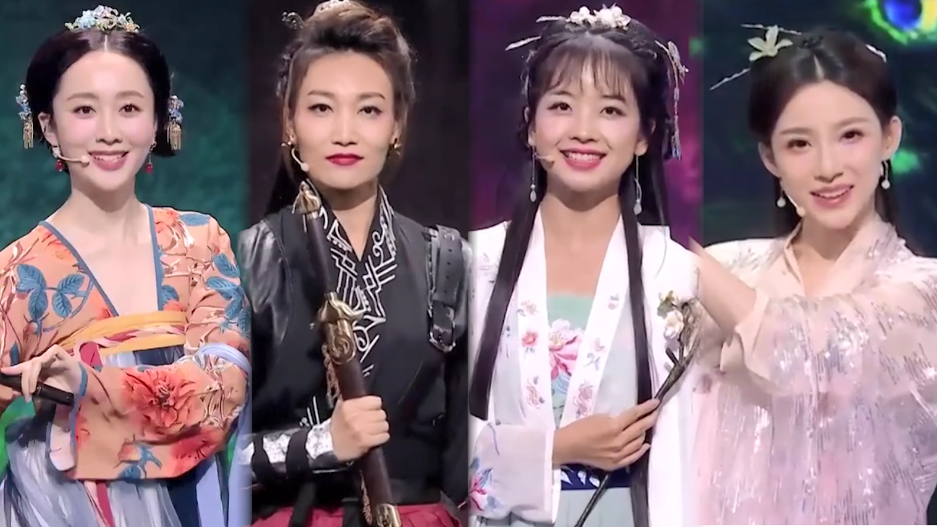 央视9位主持古装亮相,王冰冰李梓萌等国风走秀,一秒变装超惊艳