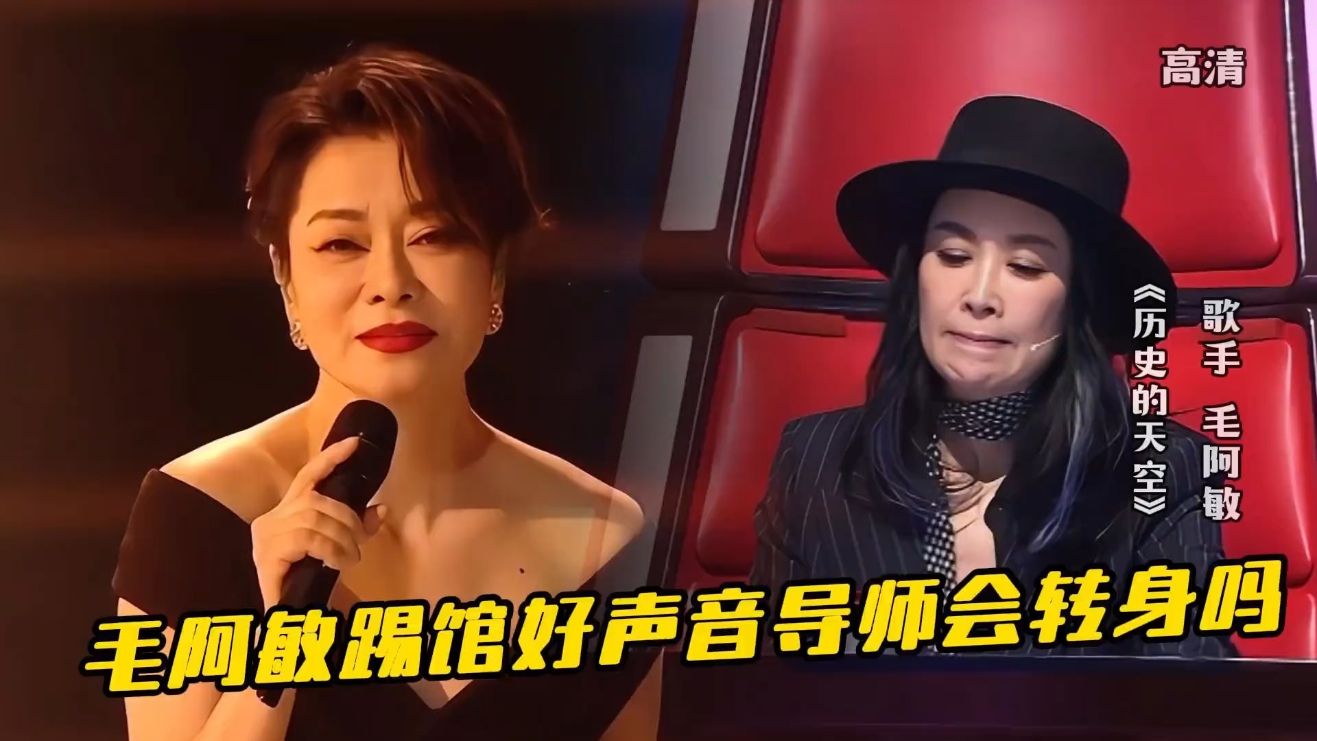毛阿敏如果踢馆好声音《历史的天空》导师们会转身吗