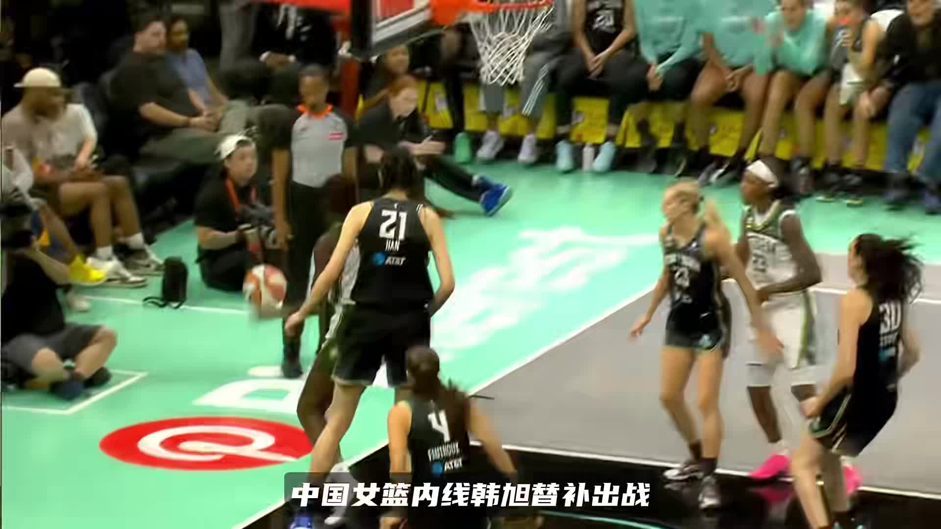 韩旭登顶WNBA亚洲得分王！518分超日本传奇，中国女篮新里程碑